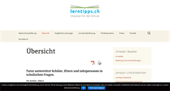 Desktop Screenshot of lerntipps.ch